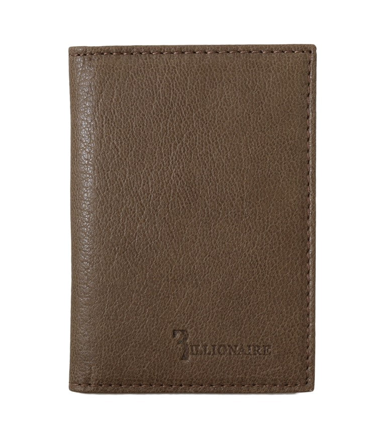 Braunes Leder Bifold Wallet