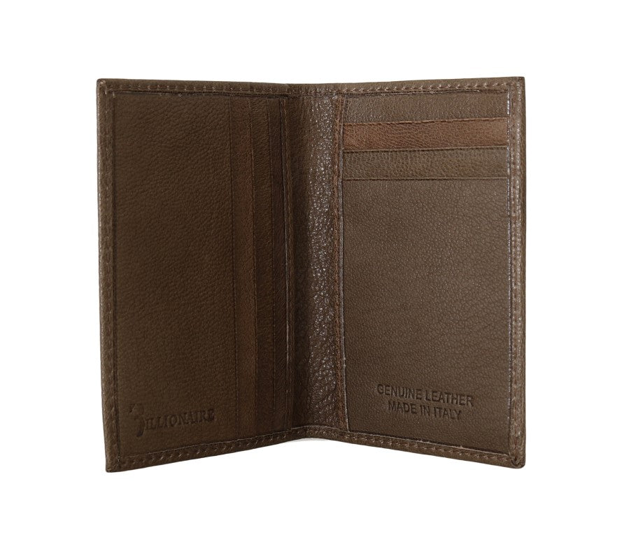Braunes Leder Bifold Wallet