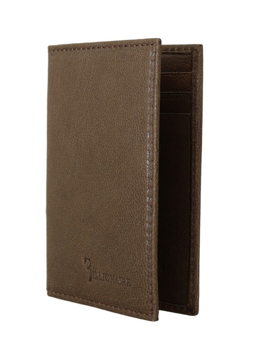 Braunes Leder Bifold Wallet