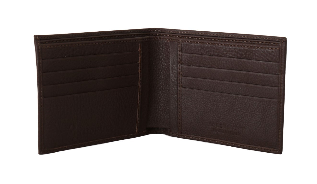 Braunes Leder Bifold Wallet