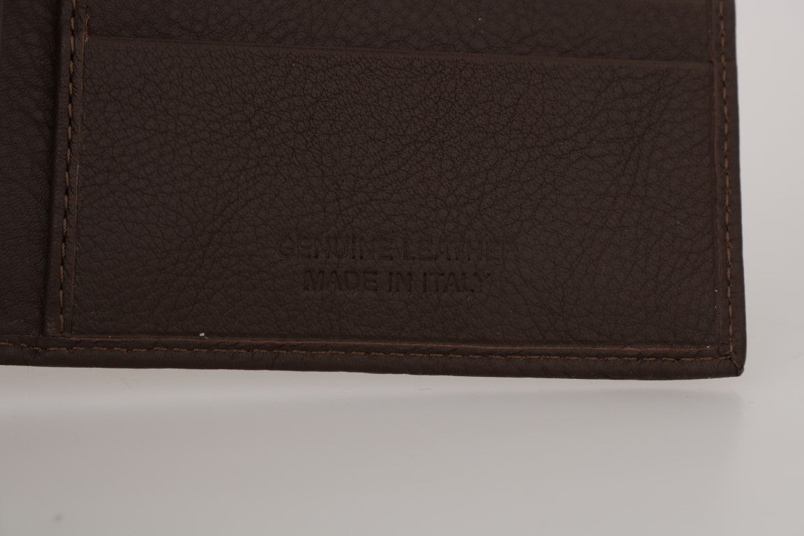 Braunes Leder Bifold Wallet