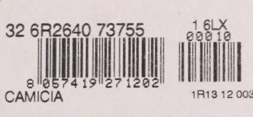 Blaues Freizeithemd aus Baumwolle mit langen Ärmeln
