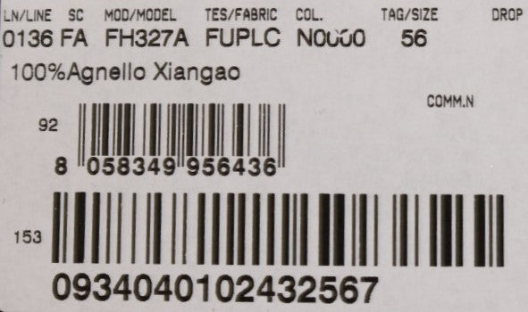 Schwarze Xiangao Lammfell-Mütze