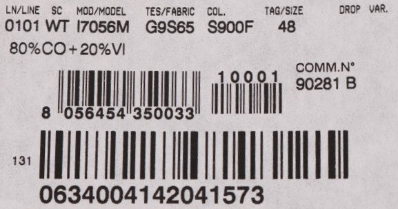 Schwarze STAFF Baumwollweste mit Streifen