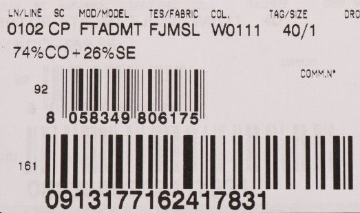 Weiße Caprihose aus Brokat mit Blumenmuster