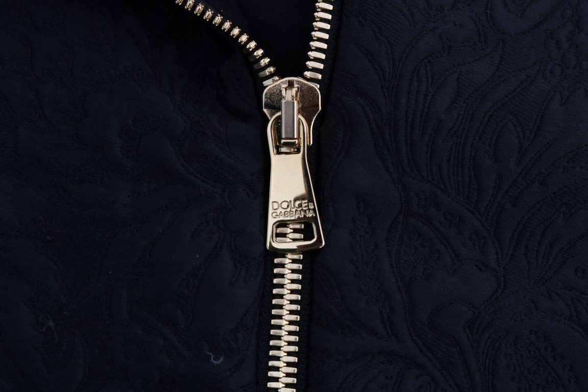 Schwarzer Brokat Cocktail Kristall Pullover