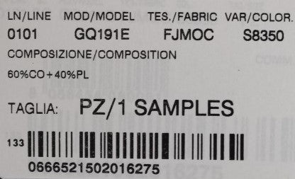 Beige-Gold-Jacquard-Schal aus Baumwolle