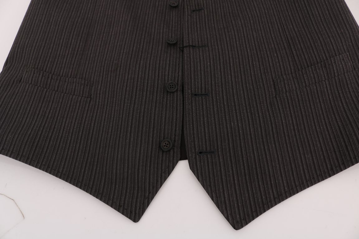 Braune STAFF Baumwollseidenweste