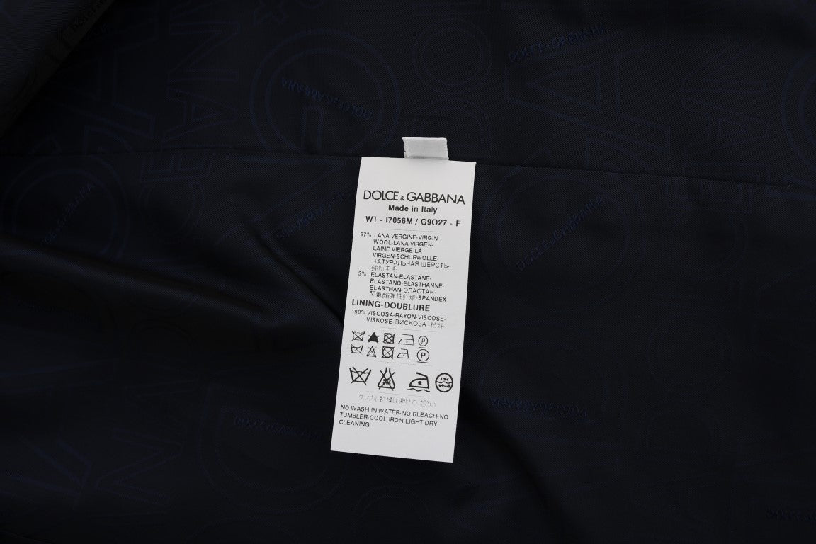 Blaue STAFF Wool-Stretch-Weste