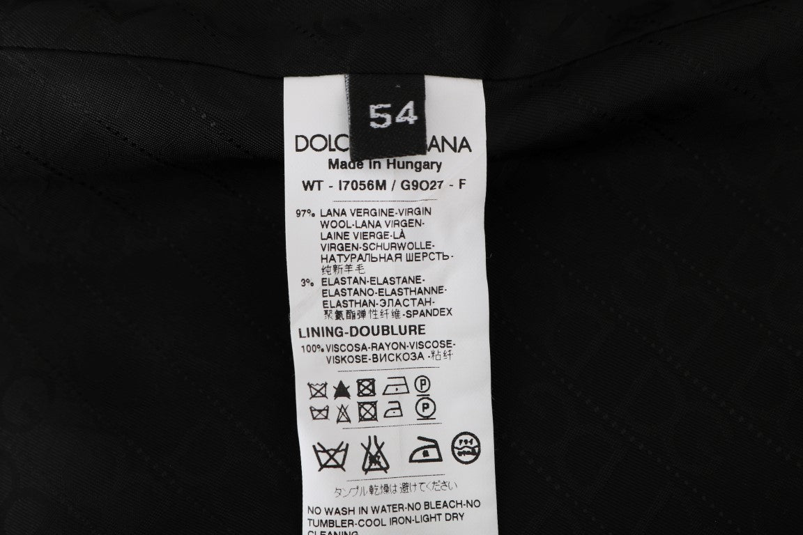 Schwarze STAFF Wool-Stretch-Weste