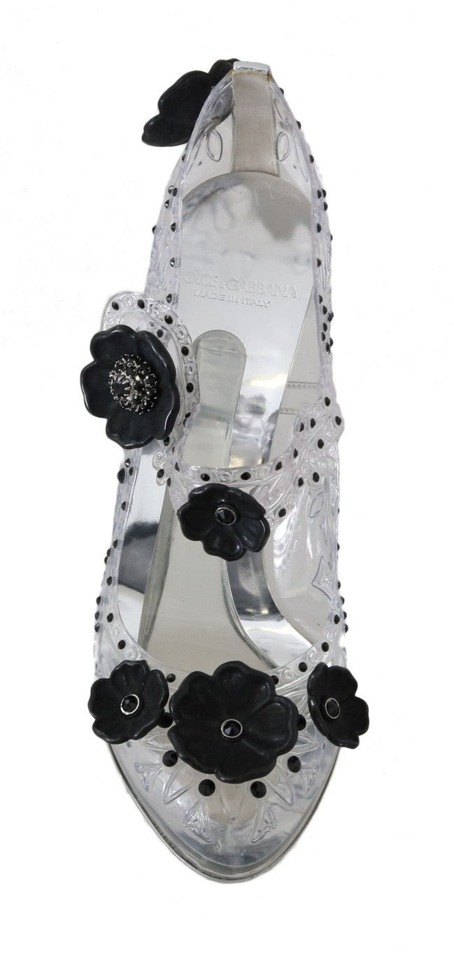Transparente CINDERELLA Kristall-Schuhe