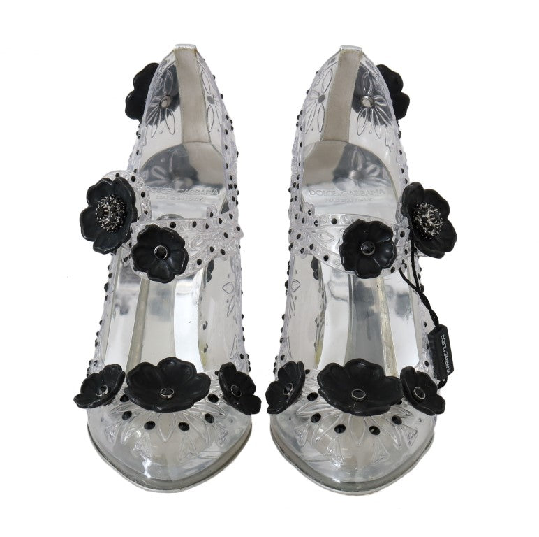 Transparente CINDERELLA Kristall-Schuhe