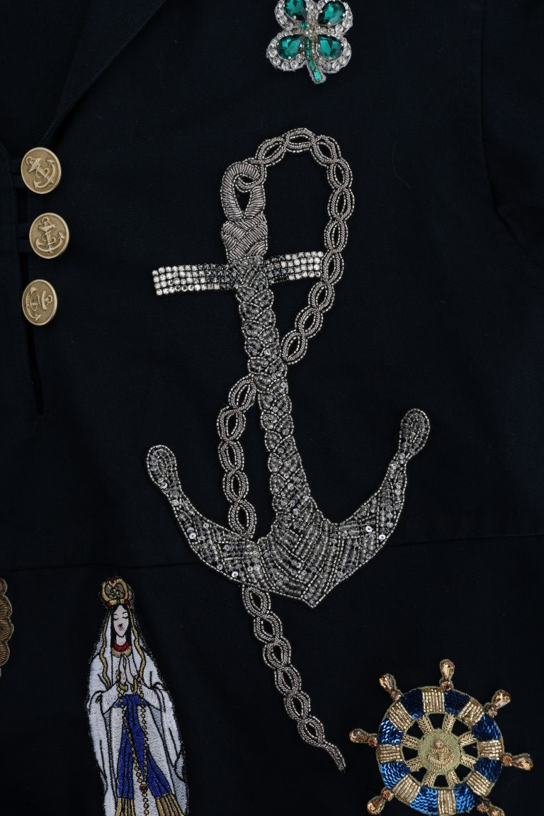 Blauer Kristall MAMMA Sicily Jacke