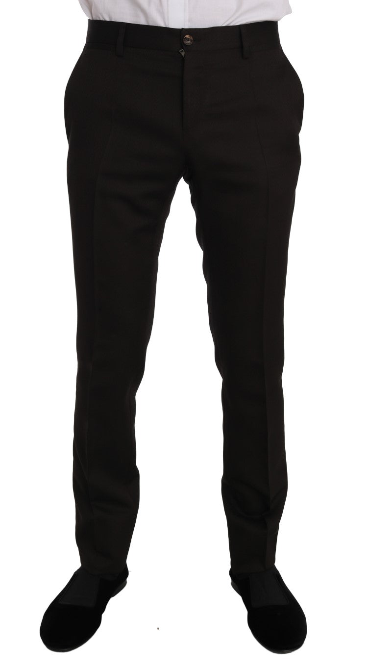 Braun Wolle Kristall Biene Slim Fit MARTINI