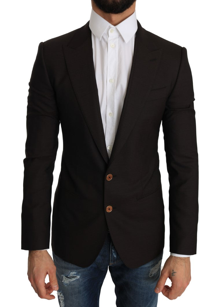 Braun Wolle SICILIA Jacke Mantel Blazer