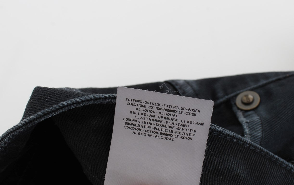 Blaue Baumwoll Stretch Baggy Relax Jeans