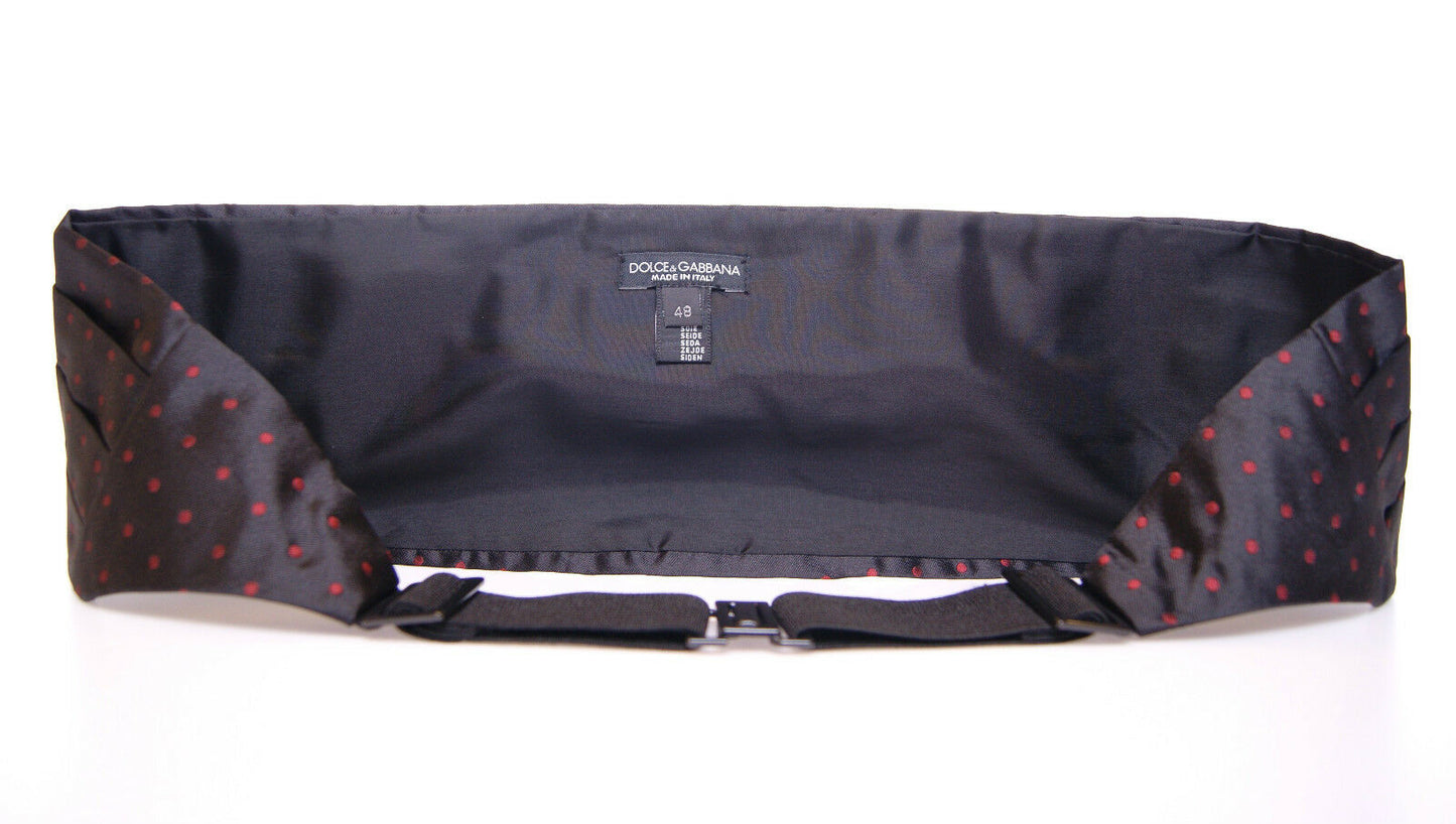 Schwarzer Taille Smoking Gürtel Kummerbund