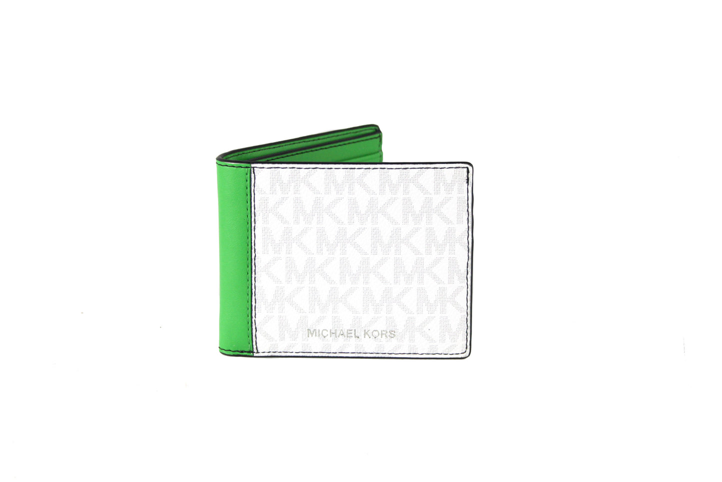 Cooper Slim Mini MK Logo PVC Brieftasche (Hellweiß/Palm)