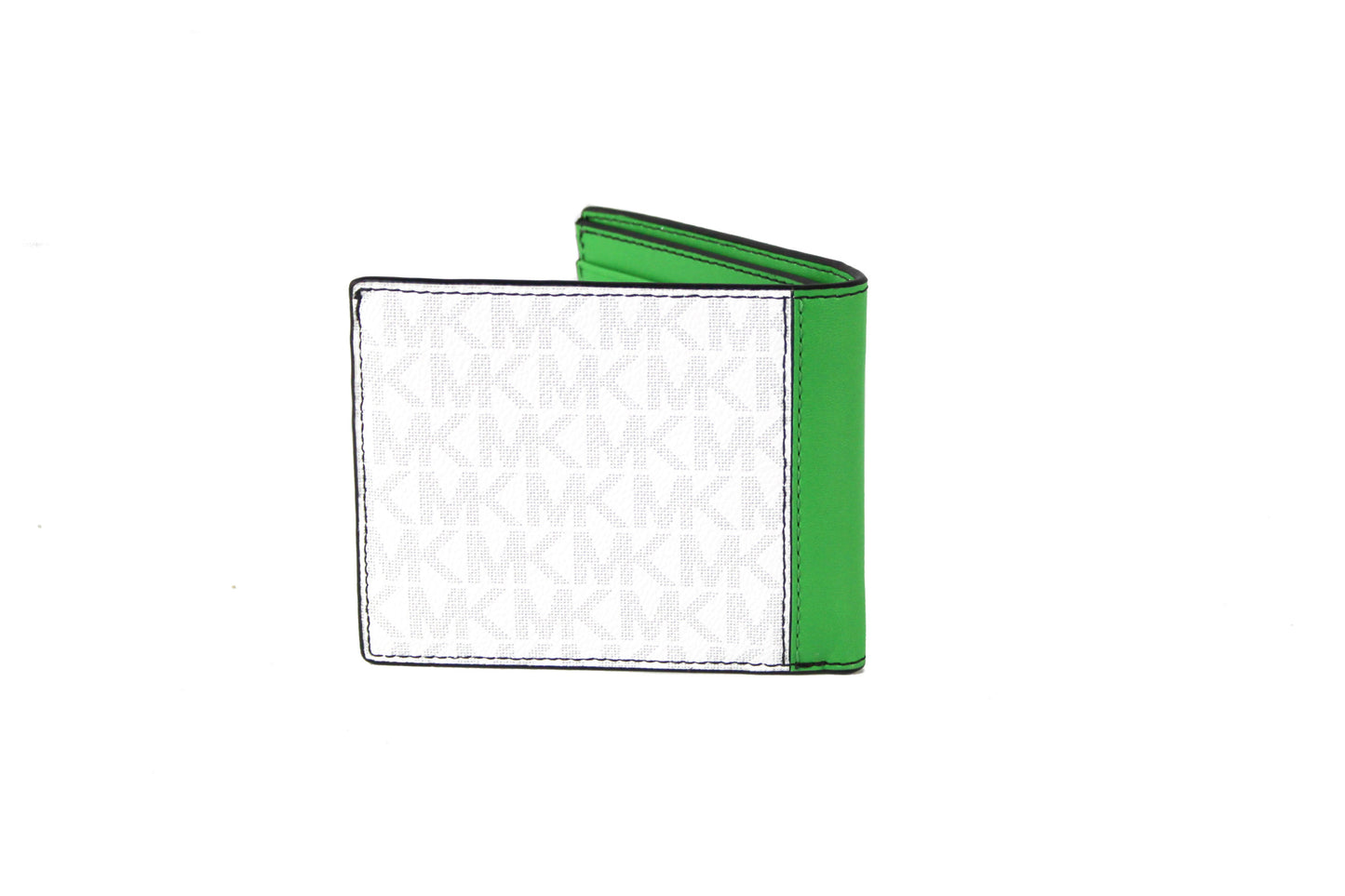 Cooper Slim Mini MK Logo PVC Brieftasche (Hellweiß/Palm)