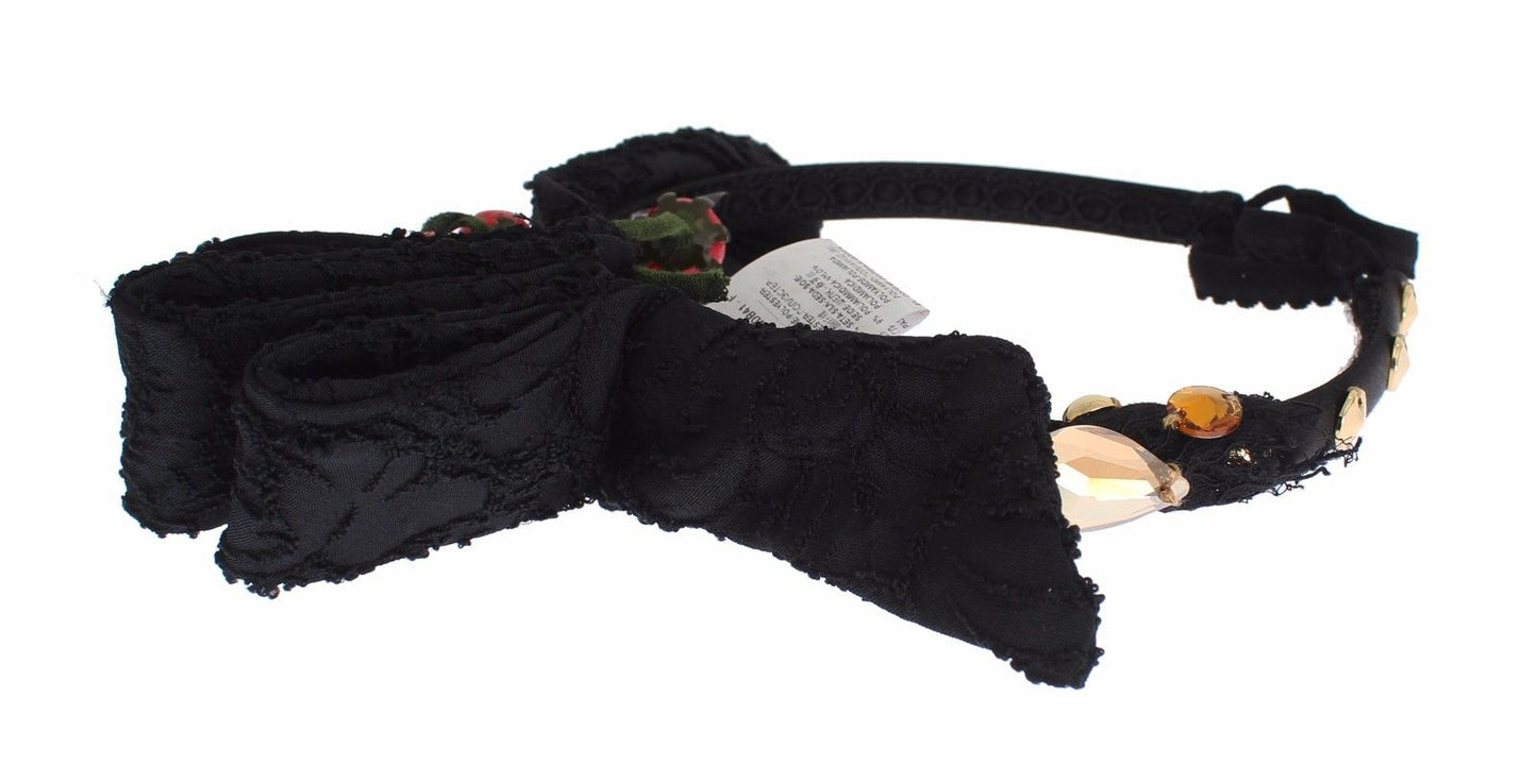 Diadem Stirnband Tiara Beere Frucht Kristall Schleife Haar