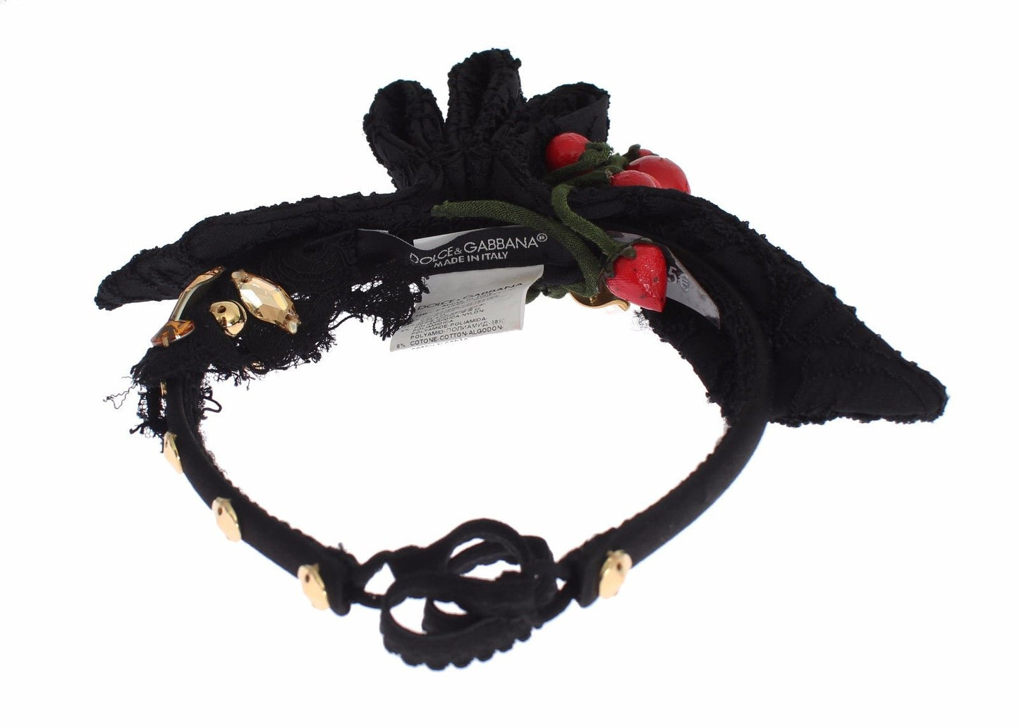 Diadem Stirnband Tiara Beere Frucht Kristall Schleife Haar