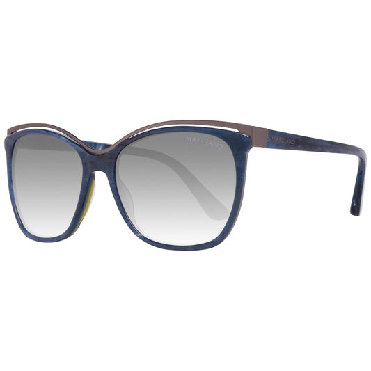 Blaue Frauen Sonnenbrille