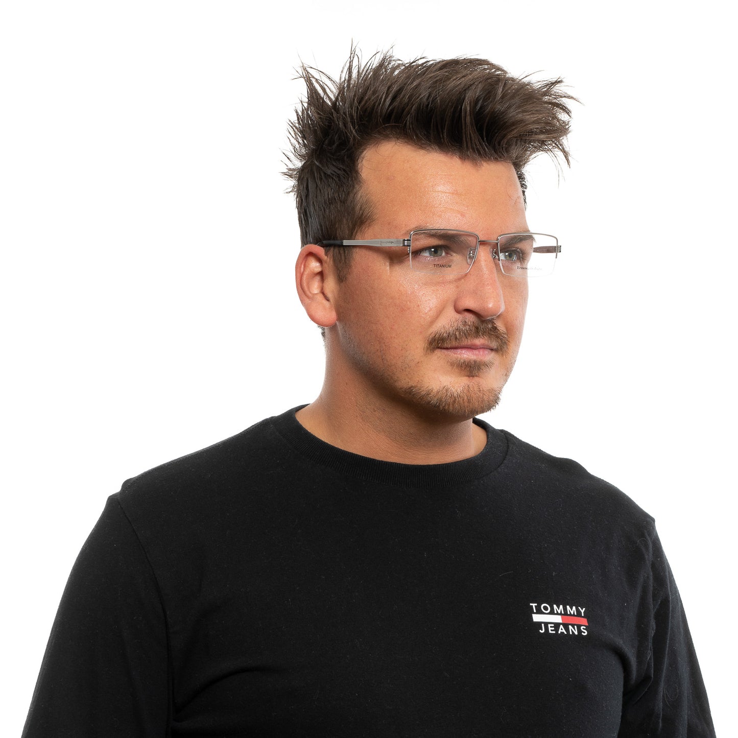 Silberne optische Brillenfassungen für Männer