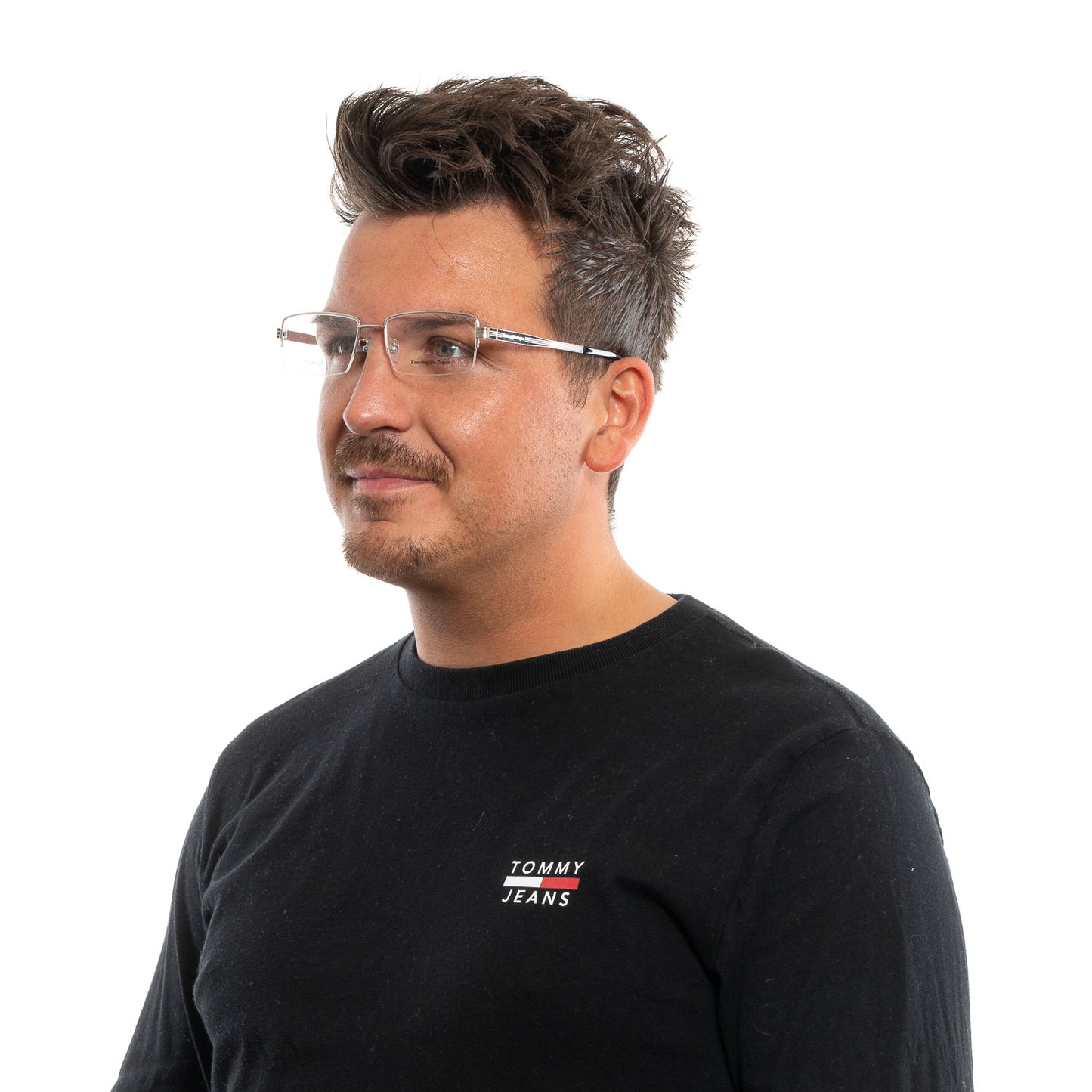 Silberne optische Brillenfassungen für Männer