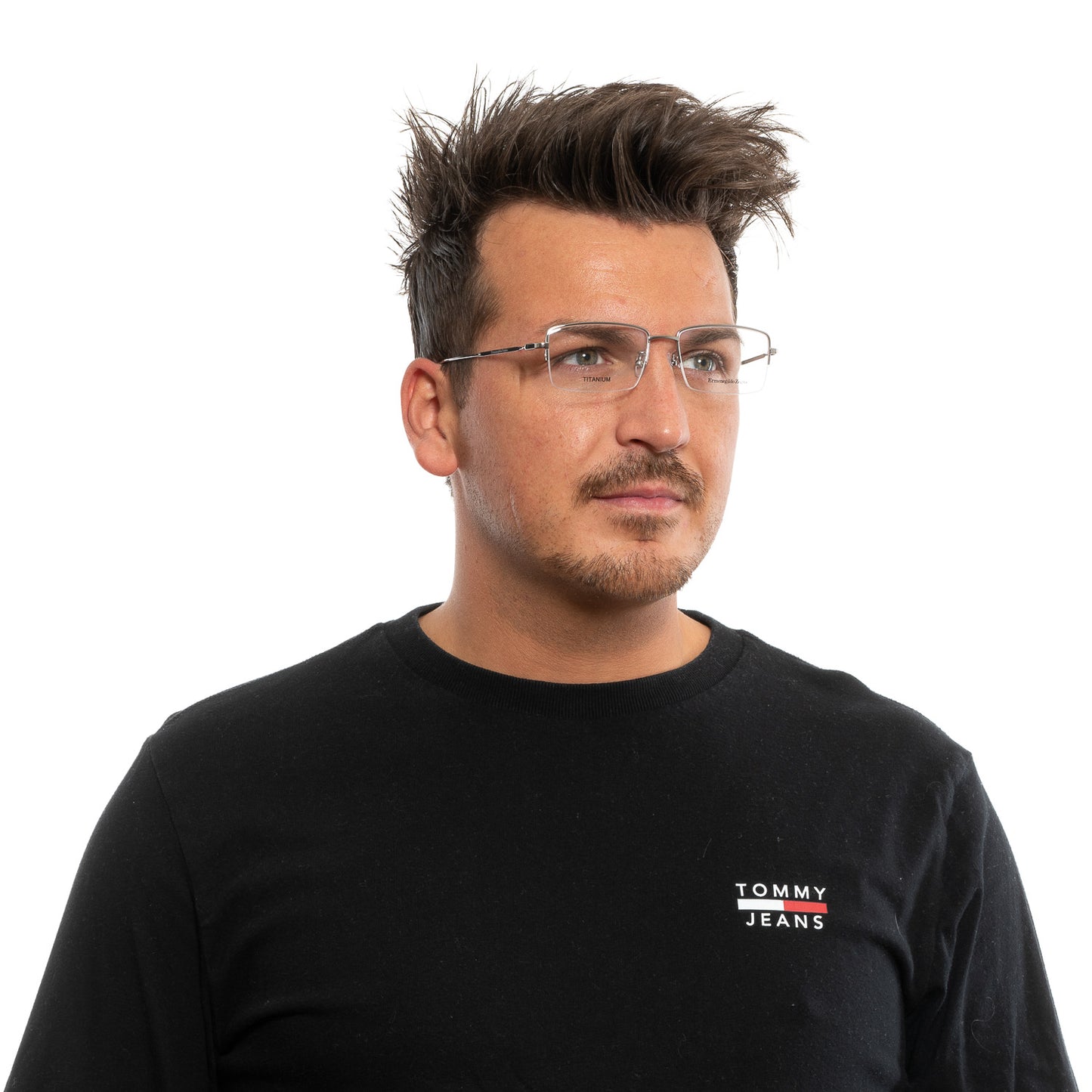 Silberne optische Brillenfassungen für Männer