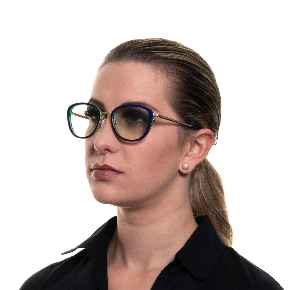 Blaue Frauen Sonnenbrille