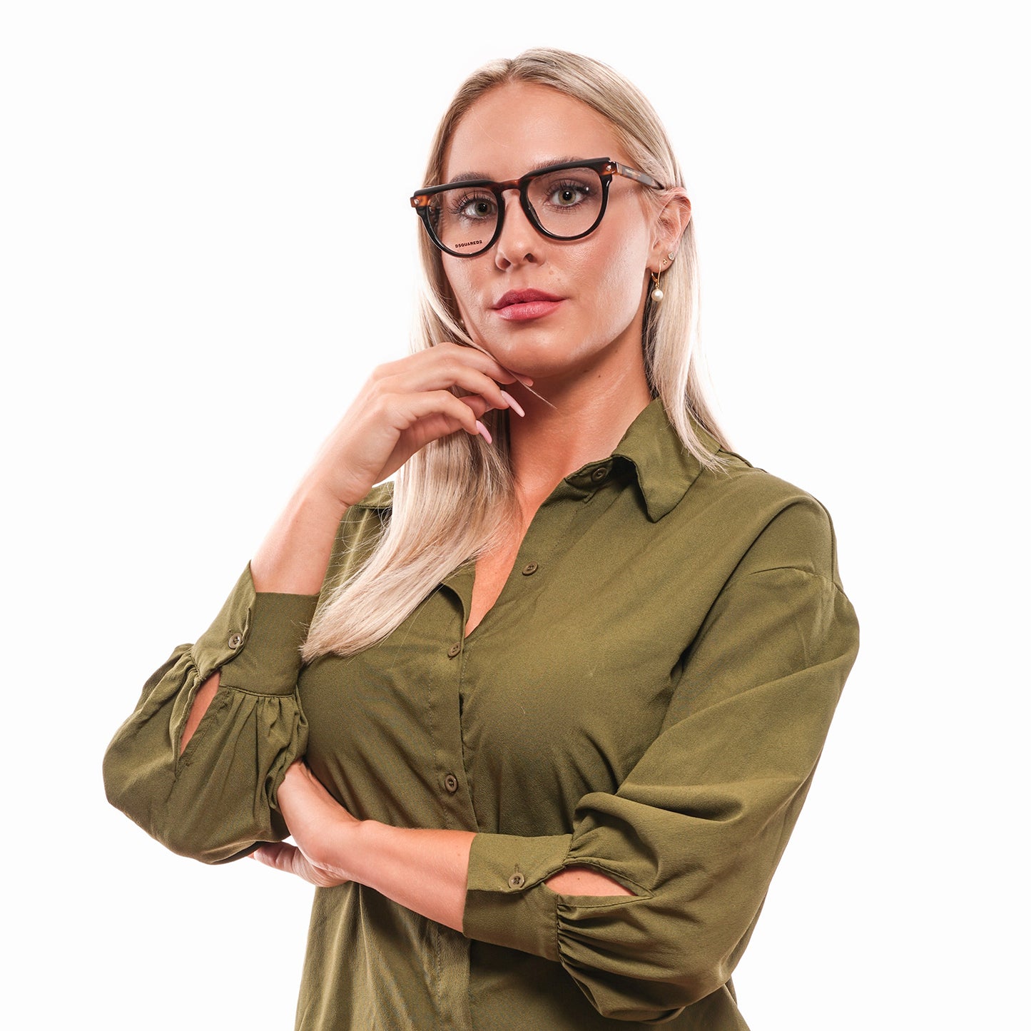 Braune optische Unisex-Rahmen