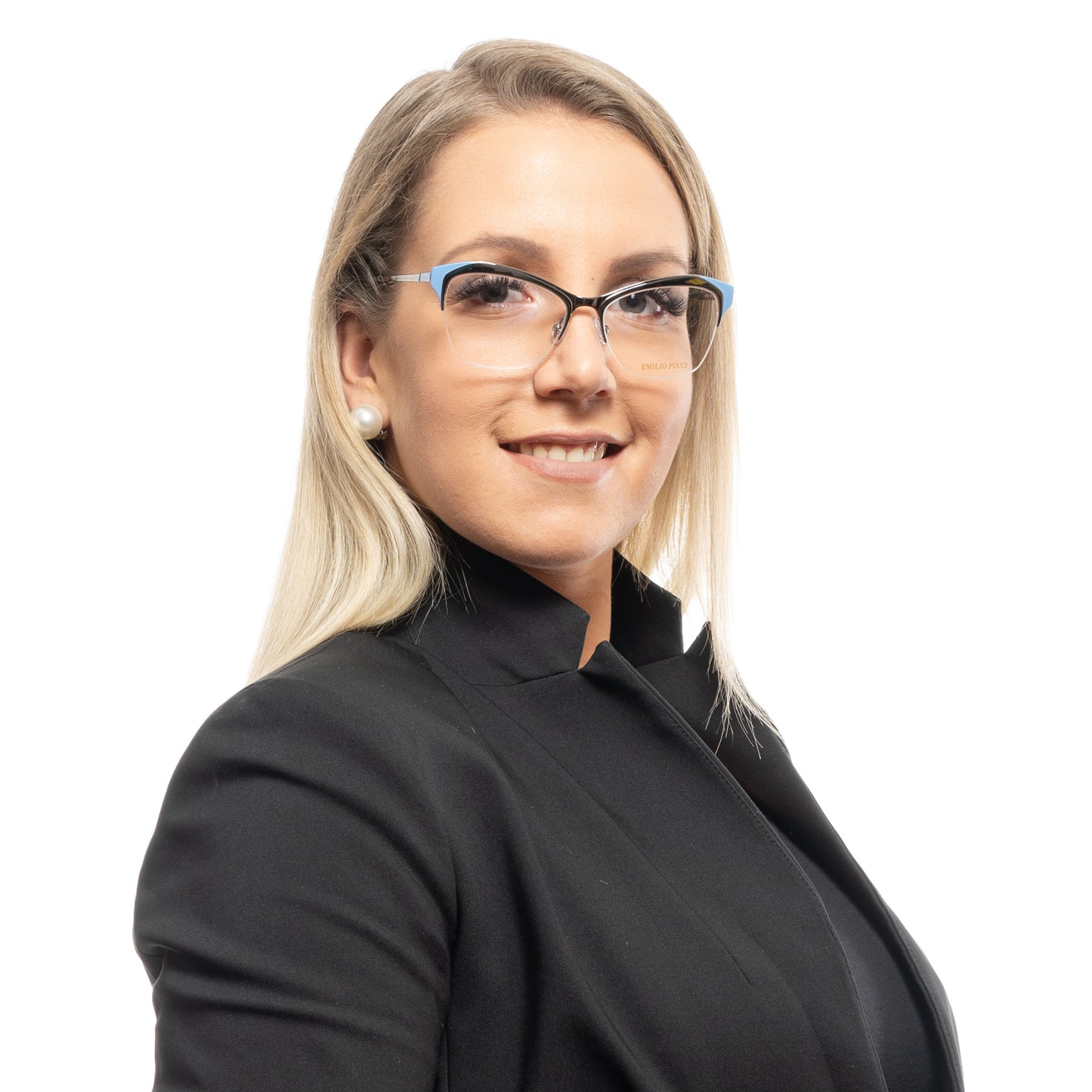 Silberne optische Brillenfassungen für Frauen