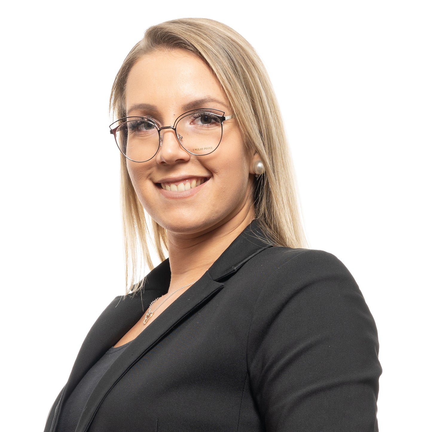 Silberne optische Brillenfassungen für Frauen