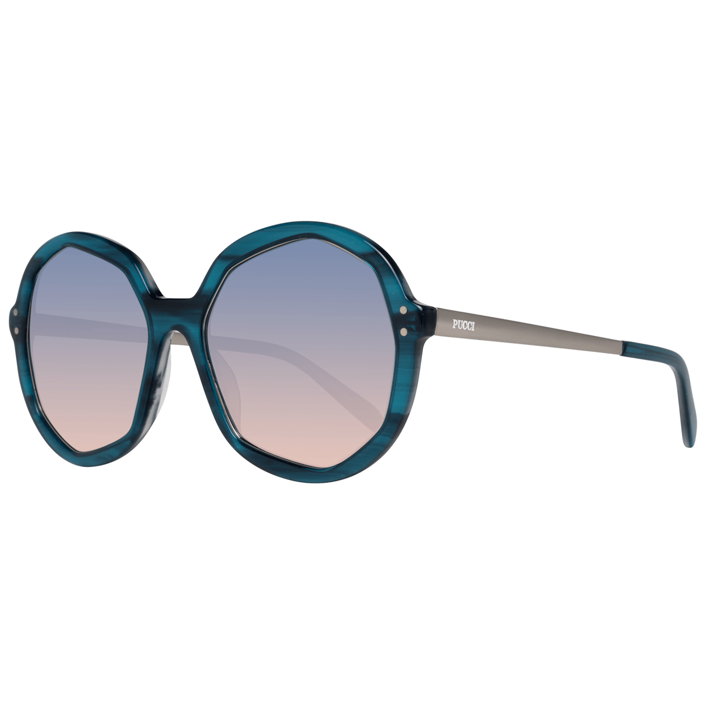Blaue Frauen Sonnenbrille