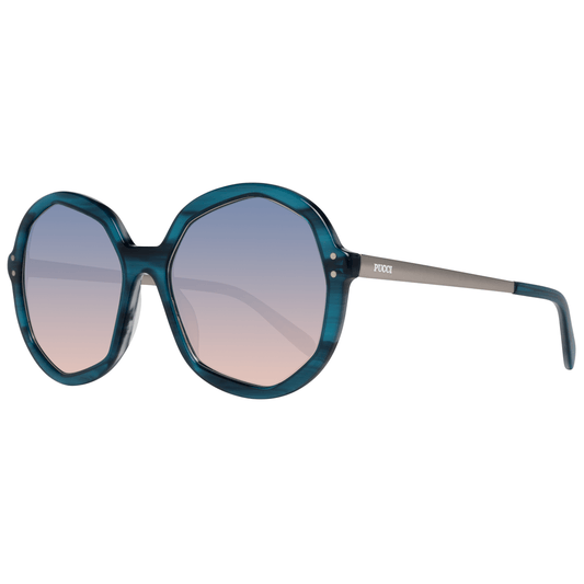 Blaue Frauen Sonnenbrille