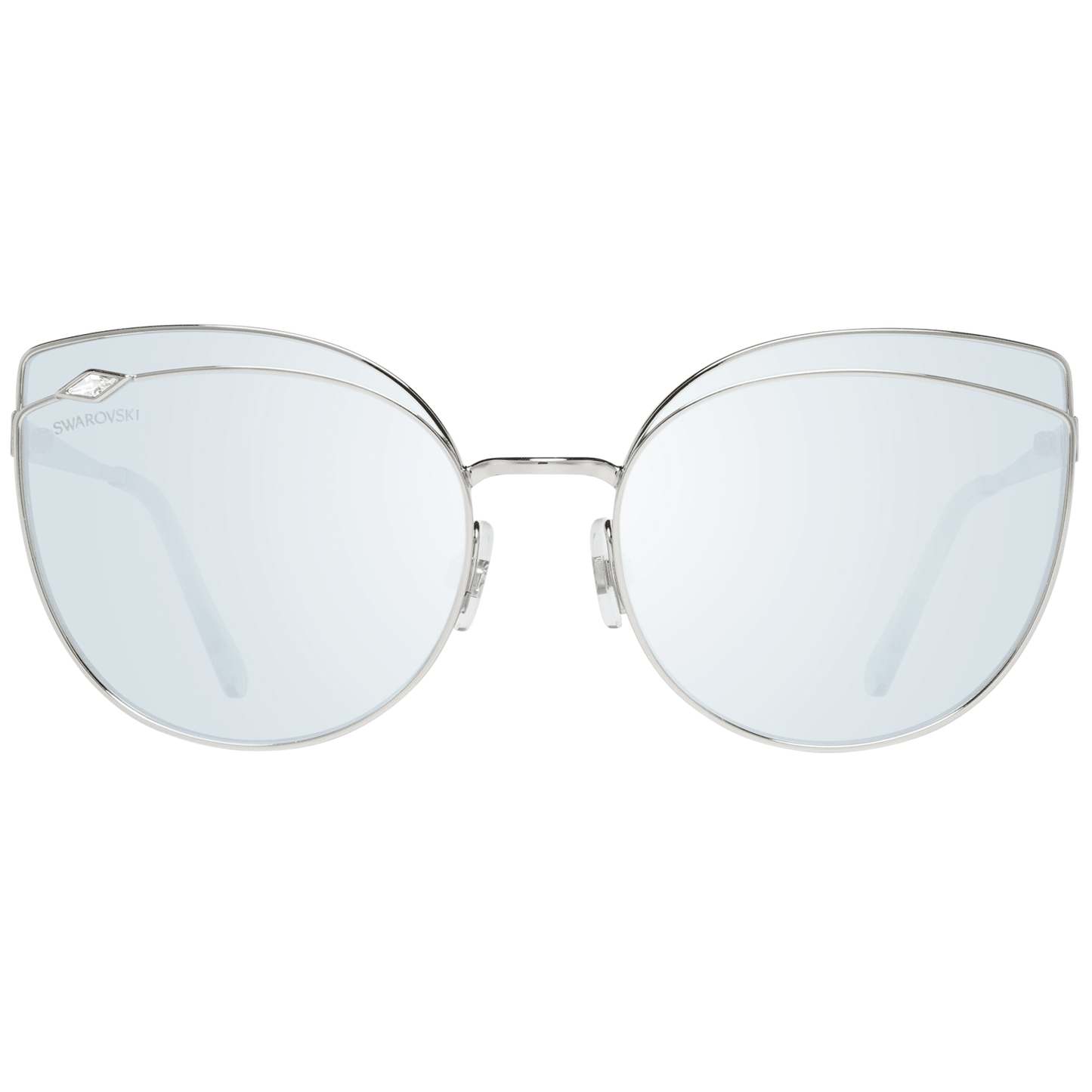 Silberne Frauen-Sonnenbrille