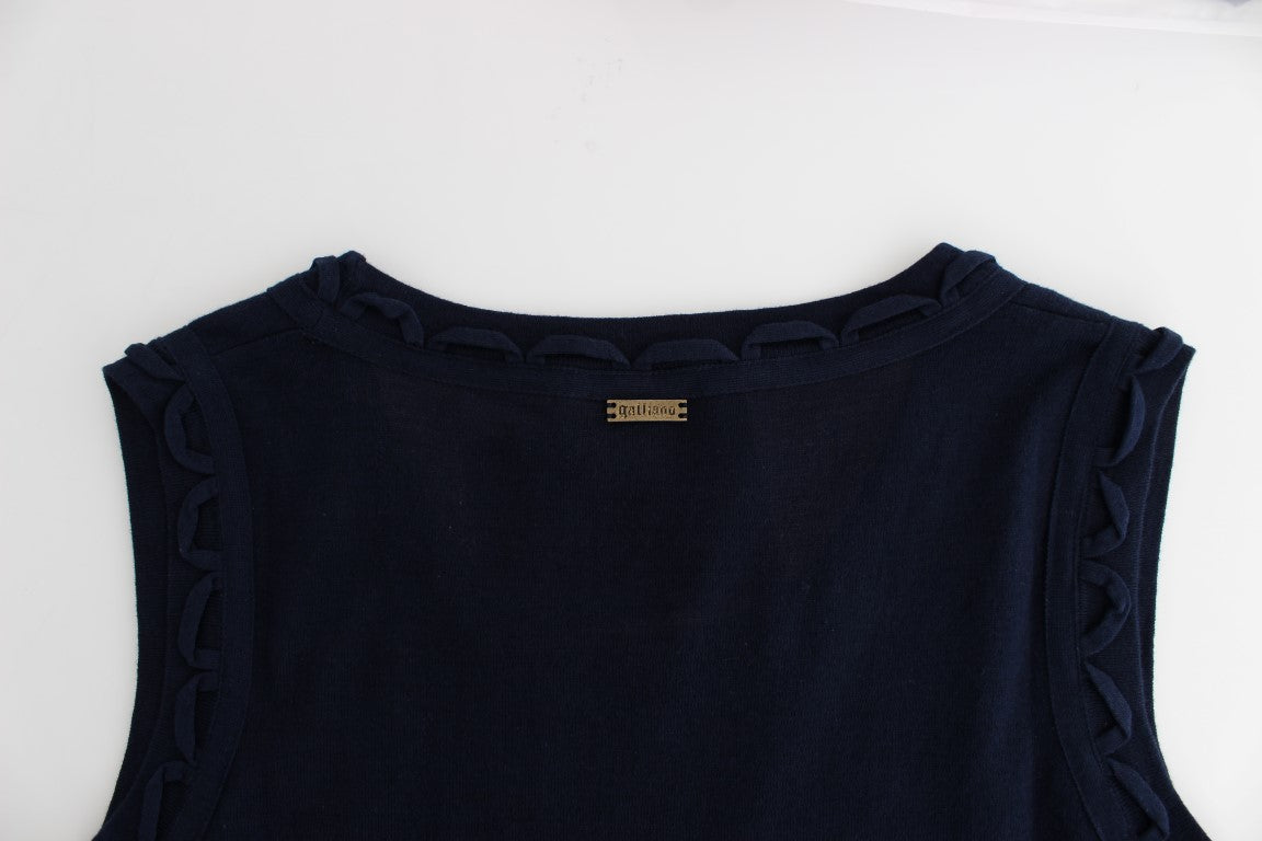 Blaues Kleid aus Baumwolljersey