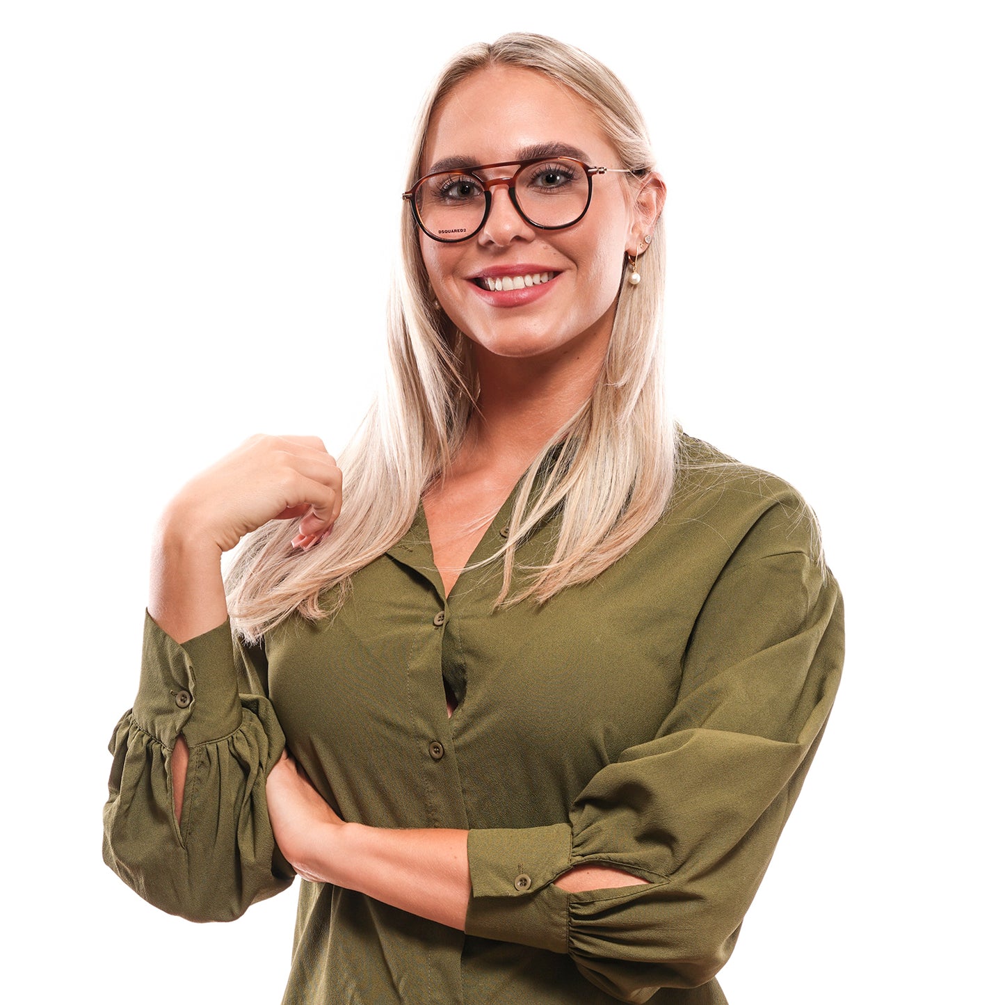 Braune optische Unisex-Rahmen