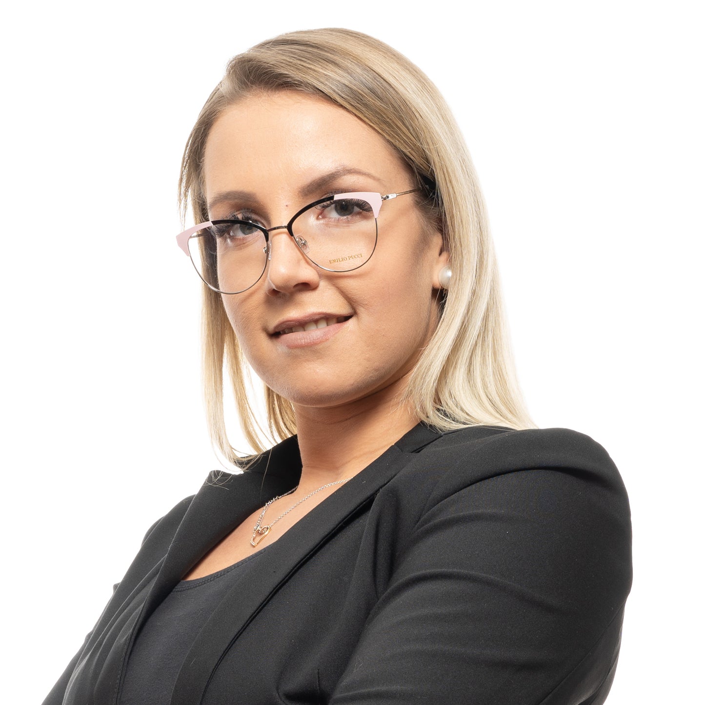 Silberne optische Brillenfassungen für Frauen