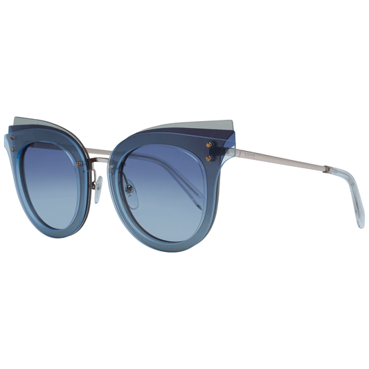 Blaue Frauen Sonnenbrille