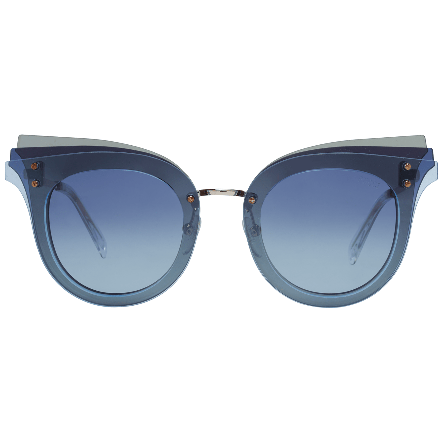 Blaue Frauen Sonnenbrille