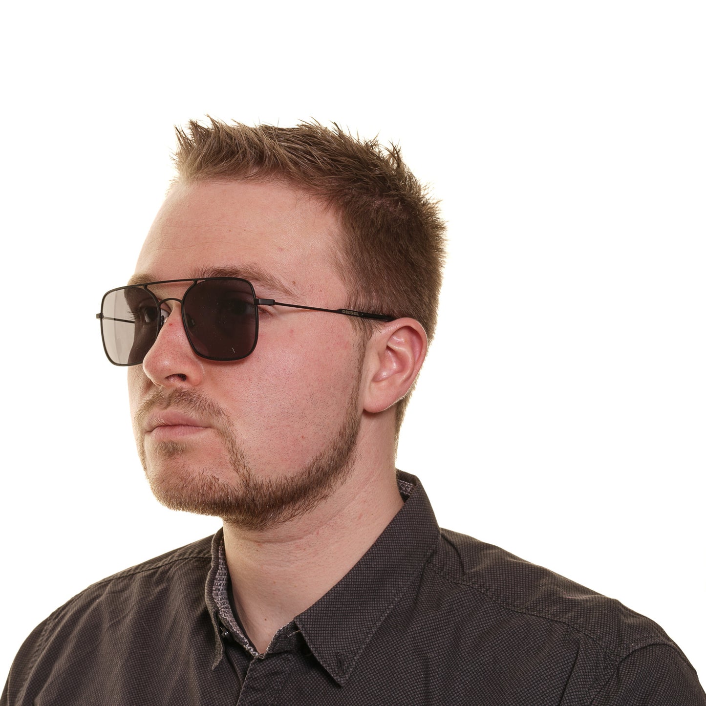 Schwarze Unisex-Sonnenbrille