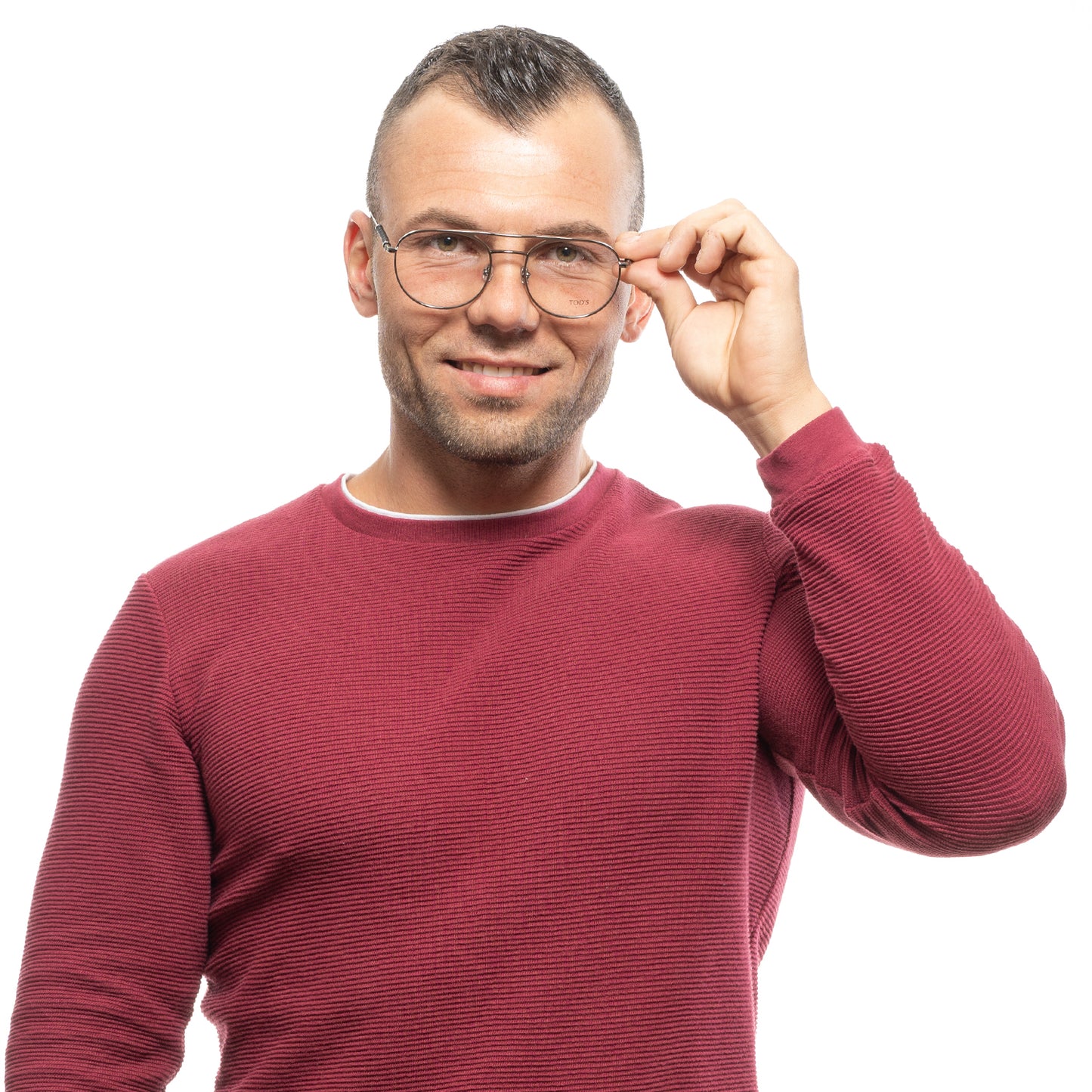 Silberne optische Brillenfassungen für Männer