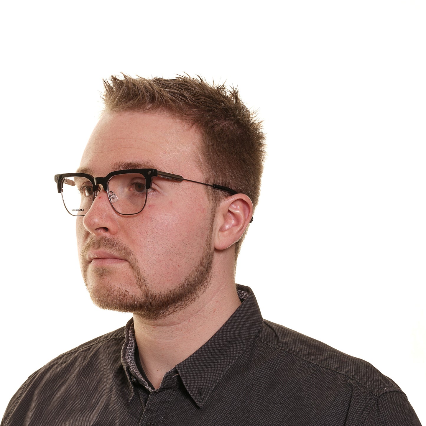 Silberne optische Unisex-Fassungen