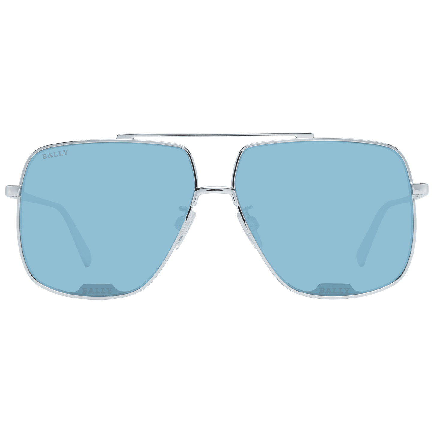Silberne Unisex-Sonnenbrille