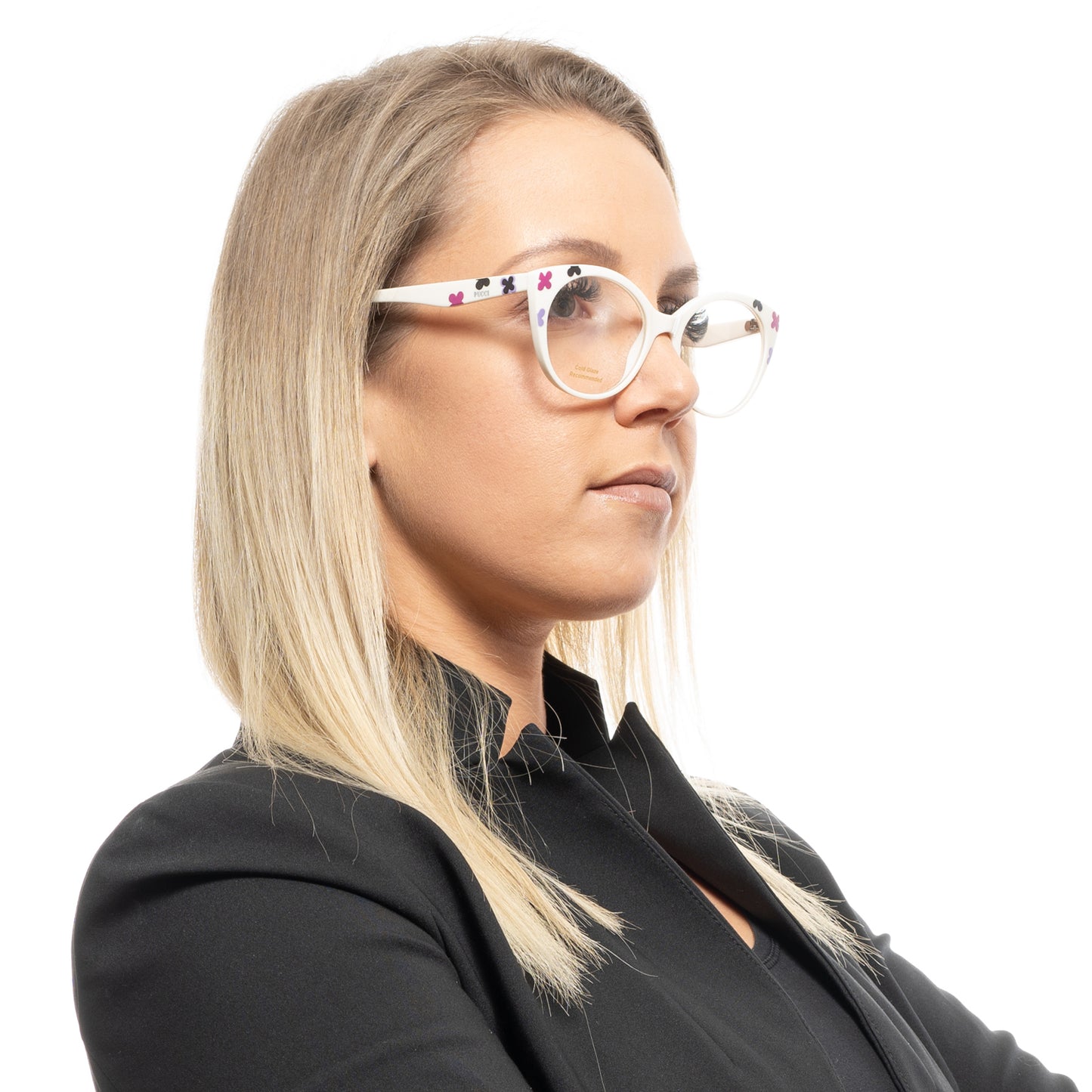 Weiße optische Brillenfassungen für Frauen