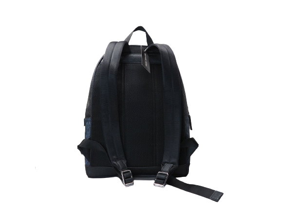 Cooper Large Signature PVC Varsity Stripe Backpack Büchertasche (Admiral Multi)