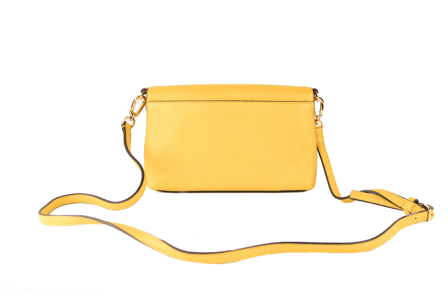 Thea Mini Pebbled Leather Foldover Crossbody Tasche Clutch Handtasche