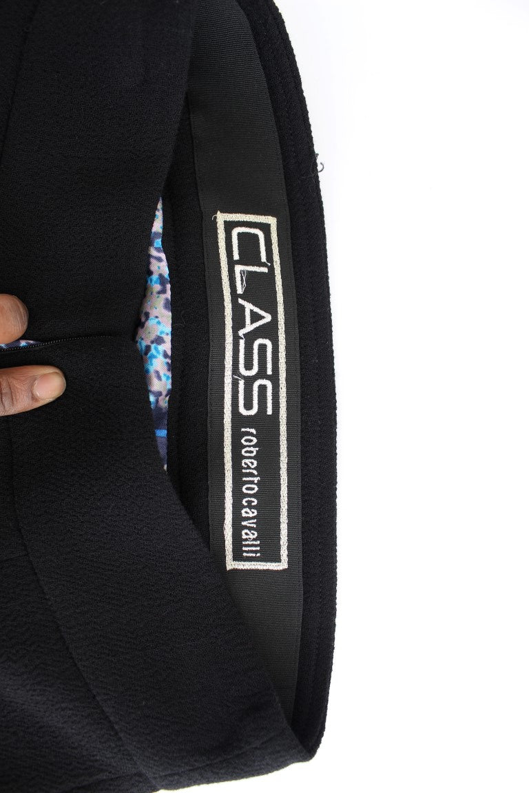 Schwarzer Bleistiftrock aus Wolle