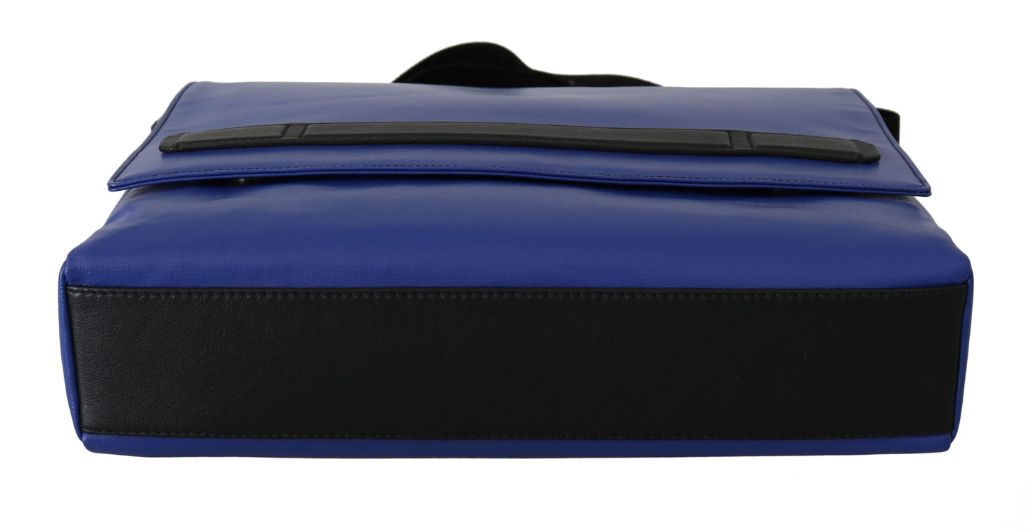 Blau Schulter Baumwolle Sling Crossbody Messenger Bag